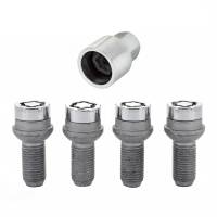 McGard - McGard Wheel Lock Bolt Set - 4pk. (Radius Seat) M14X1.5 / 17mm Hex / 27.0mm Shank Length - Chrome - Image 2