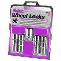 McGard Wheel Lock Nut Set - 4pk. (Cone Seat Duplex) 9/16-18 / 7/8 Hex / 2.5in. Length - Chrome