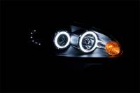 ANZO Headlights, Tail Lights and More  - ANZO 2006-2007 Chevrolet Monte Carlo Projector Headlights w/ Halo Black - Image 2