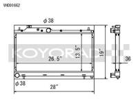 Koyorad Cooling Systems - Koyo Hyper V Series Aluminum Radiator 08-14 Subaru Impreza 2.5L H4 WRX Turbo (MT) - Image 2