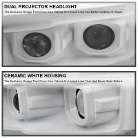 Spec'D Tuning Products - Spec-D 2019-2022 Dodge RAM 1500 Switchback Sequential LED Turn Signal Projector Headlights (White Housing/Clear Lens) - Image 1