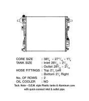 CSF Radiators - CSF 11-16 Ford F-250 Super Duty 6.7L OEM Plastic Radiator - Image 2