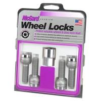 McGard - McGard Wheel Lock Bolt Set - 4pk. (Radius Seat) M14X1.5 / 17mm Hex / 45.0mm Shank Length - Chrome - Image 1