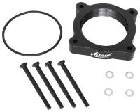 Airaid 04-13 Nissan Titan / Armada 5.6L 04-10 Infiniti QX-56 5.6L PowerAid TB Spacer- Black - Image 4