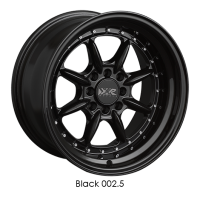 XXR Wheels Rim 002.5 15x8 4x100/4x114.3 ET20 73.1CB Black