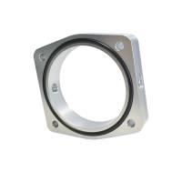 Torque Solution - Torque Solution Throttle Body Spacer (Silver): 03-06 Nissan/Infinti VQ35DE - Image 1