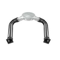 Spectre Air Box Kit 14in. / Dual 120 Degree Inlets - Chrome w/Black Ducts - Image 1