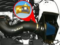 Airaid 05-09 Mustang GT 4.6L MXP Intake System w/ Tube (Dry / Blue Media) - Image 2