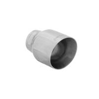 Flowmaster - Flowmaster Exhaust Tip - 2.5 X 4.0 In Angle Cut Polished Ss Fits 2.50 In. Tubing (Weld On) - Image 2