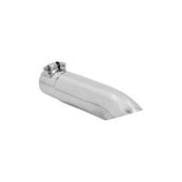 Flowmaster - Flowmaster Exhaust Tip - 2.75 In. Turn Down Polished Ss Fits 2.50 In. Tubing (Clamp On) - Image 2