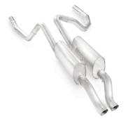 Stainless Works - Stainless Works 2009-16 Dodge Ram 5.7L Truck Exhaust 3in X-Pipe Chambered Mufflers Under Bumper Exit - Image 1