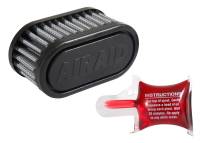 Airaid Rubber Top 1in ID - Push On 4in x 2in Oval OD 2in Tall Breather Filter - Image 1