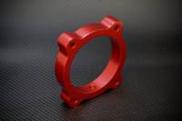 Torque Solution - Torque Solution Throttle Body Spacer - Red: Hyundai Genesis V6 13+ - Image 1