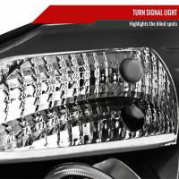 Spec'D Tuning Products - Spec-D 2004-2015 Nissan Titan/ 2004-2007 Armada Dual Halo Projector Headlights (Matte Black Housing/Clear Lens) - Image 3