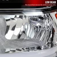 Spec'D Tuning Products - Spec-D 2019-2022 Dodge RAM 2500/3500/4500/5500 LED Bar Factory Style Headlights (Chrome Housing/Clear Lens) - Image 1