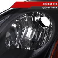 Spec'D Tuning Products - Spec-D 2010-2012 Nissan Altima Sedan Factory Style Headlights (Matte Black Housing/Clear Lens) - Image 3