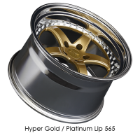 XXR Wheels - XXR Wheels Rim 565 20x9 5x114.3 ET20 73.1CB Hyper Gold / Platinum Lip - Image 2