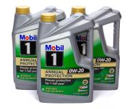 Mobil 1 Motor Oil - Annual Protection - 0W20 - Synthetic - 5 qt - Set of 3