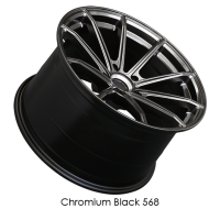 XXR Wheels - XXR Wheels Rim 568 18x8.5 5x120 ET38 73.1CB Chromium Black - Image 2