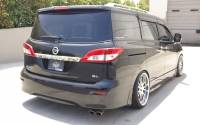 Megan Racing - Megan Racing Type2 Cat-Back Exhaust System: Nissan Quest 2011+ Stainless Burnt Roll Tips - Image 2