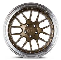 AodHan Wheels Rim DS06 19x9.5 5x114.3 73.1CB ET15 Bronze w/Machined Lip