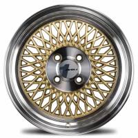 Avid.1 Wheels Rim AV-18 15x8.0 4x100 ET25 73.1CB Gold/Machined Lip