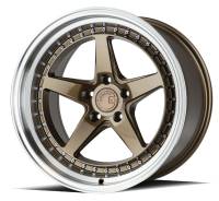 AodHan Wheels Rim DS05 18x10.5 5x114.3 73.1CB ET15 Bronze w/Machined Lip