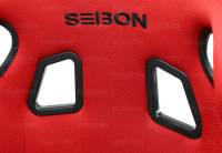 Seibon Carbon - Seibon Carbon Kevlar Bucket Racing Seat Type-FC - Red - Image 3