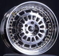 JNC Wheels - JNC Wheels Rim JNC046 Platinum w/ Gold Rivets 19x11 5x112 ET25 - Image 1