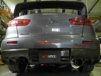 A'PEXi - APEXi N1 Evo-R Muffler Exhaust, 2008-2012 Mitsubishi Lancer Evolution X (Single) - Image 2