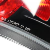 Spec'D Tuning Products - Spec-D 2003-2005 Toyota 4Runner Tail Lights (Matte Black Housing/Clear Lens) - Image 2