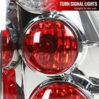 Spec'D Tuning Products - Spec-D 2003-2005 Toyota 4Runner Tail Lights (Chrome Housing/Clear Lens) - Image 1