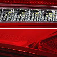 Spec'D Tuning Products - Spec-D 2010-2012 Ford Fusion LED Tail Lights (Chrome Housing/Red Clear Lens) - Image 3