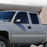 Spec'D Tuning Products - Spec-D 1999-2007 Chevrolet Silverado/GMC Sierra Extended Cab High Impact Acrylic Window Visor Set - 4PC - Image 5