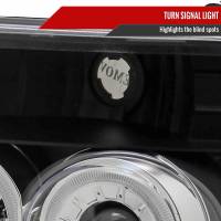 Spec'D Tuning Products - Spec-D 1992-1996 Ford F-150 F-250 F-350 Bronco Dual Halo Projector Headlights - V2 (Matte Black Housing/Clear Lens) - Image 2