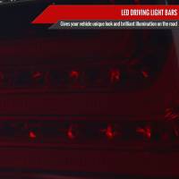 Spec'D Tuning Products - Spec-D 2008-2010 BMW E60 5 Series Sedan LED Tail Lights (Chrome Housing/Red Smoke Lens) - Image 2