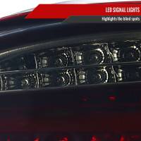 Spec'D Tuning Products - Spec-D 2008-2010 BMW E60 5 Series Sedan LED Tail Lights (Chrome Housing/Red Smoke Lens) - Image 4