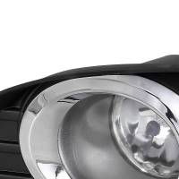 Spec'D Tuning Products - Spec-D 2010-2011 Toyota Camry LE/XLE/Base H11 Fog Lights Kit (Chrome Housing/Clear Lens) - Image 1