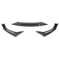 Spec'D Tuning Products - Spec-D 2019-2021 Honda Civic Sedan Matte Black Polypropylene 3PC Front Bumper Lip Set - Image 3