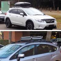 Spec'D Tuning Products - Spec-D 2010-2017 Subaru Impreza Sport/XV Crosstrek Black Powder Coated Aluminium Roof Rack Cross Bars - Image 4