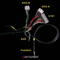 K-Tuned Race-Grade with Reychem K-Series Tucked Engine Harness w/Integrated power wire - w/RSX Injector Clips - Image 5