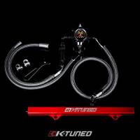 K-Tuned 6AN Fuel Line Kit, Center Feed/ With Filter/ Wrench - Image 1