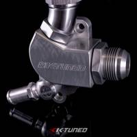 K-Tuned K20 Upper Coolant Housing w/o Filler Neck - Includes Hose End and 16AN - Image 2