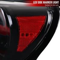 Spec'D Tuning Products - Spec-D 2013-2016 Scion FRS/ Subaru BRZ Lambo Style Sequential LED Tail Lights (Glossy Black Housing/Clear Lens) - Image 2