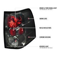 Spec'D Tuning Products - Spec-D 2003-2006 Ford Expedition Tail Lights (Chrome Housing/Smoke Lens) - Image 3