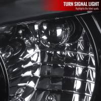 Spec'D Tuning Products - Spec-D 1999-2006 Volkswagen Golf Mk4 GTI/R32 Cabrio Projector Headlights w/ R8 Style LED Light Strip (Glossy Black Housing/Smoke Lens) - Image 2