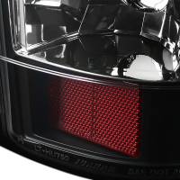 Spec'D Tuning Products - Spec-D 2003-2006 Chevrolet Silverado V2 LED Tail Lights (Matte Black Housing/Clear Lens) - Image 1