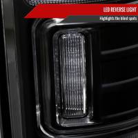 Spec'D Tuning Products - Spec-D 2009-2018 Dodge RAM 1500/2019-2022 RAM 1500 Classic/2010-2018 RAM 2500 3500 Red LED Bar Tail Lights (Matte Black Housing/Clear Lens) - Image 2