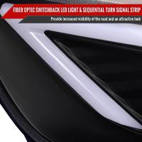 Spec'D Tuning Products - Spec-D 2013-2016 Ford Fusion Switchback Sequential Turn Signal Projector Headlights (Matte Black Housing/Clear Lens) - Image 1