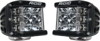 Rigid Industries - RIGID D-SS PRO Side Shooter, Flood Optic, Surface Mount, Black Housing, Pair - Image 2